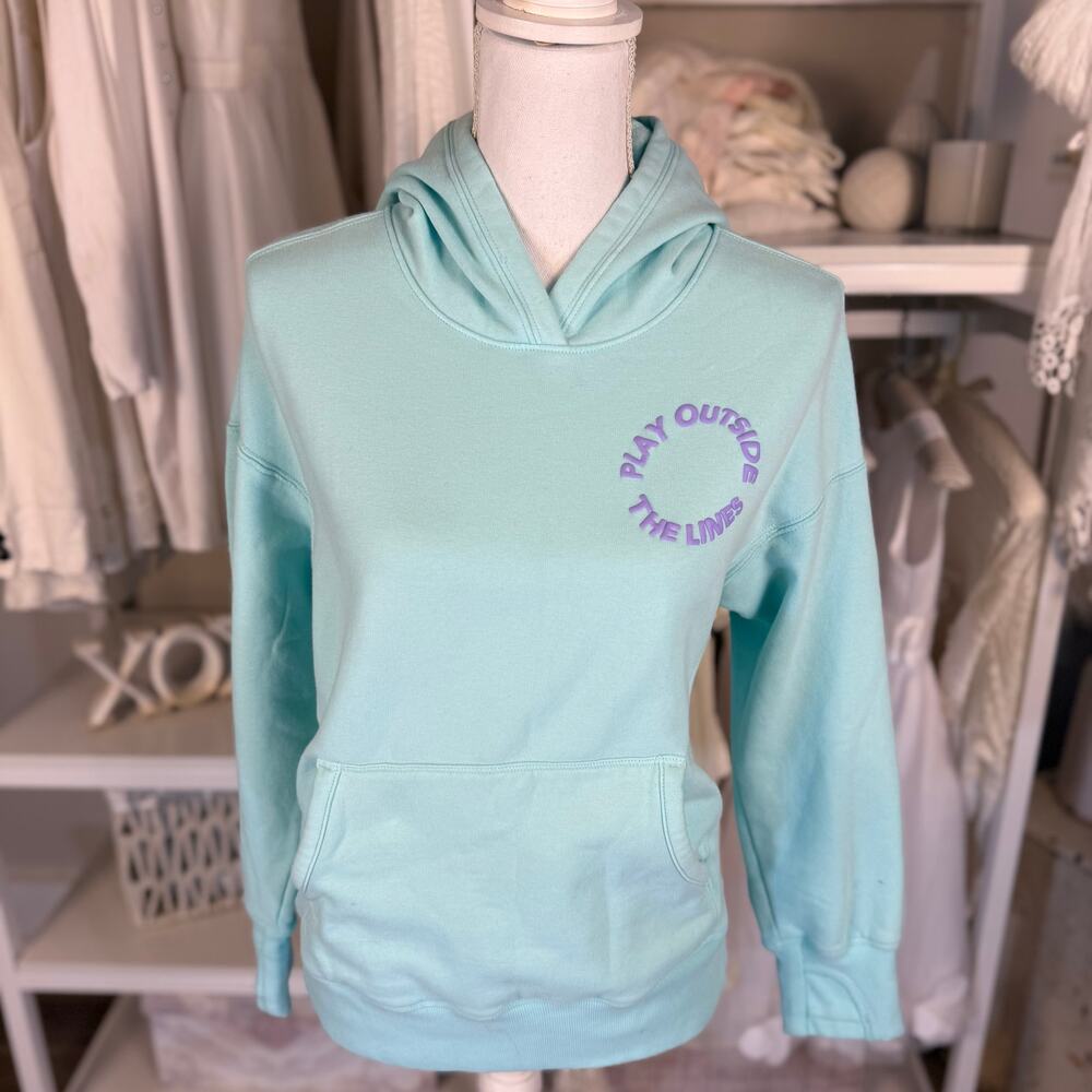 Athlete Girls, size 12 green hoodie, hooded sweatshirt #3629
